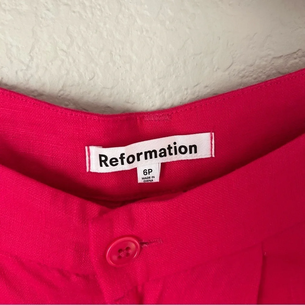 NWOT Reformation Vesta Pant in Corvette